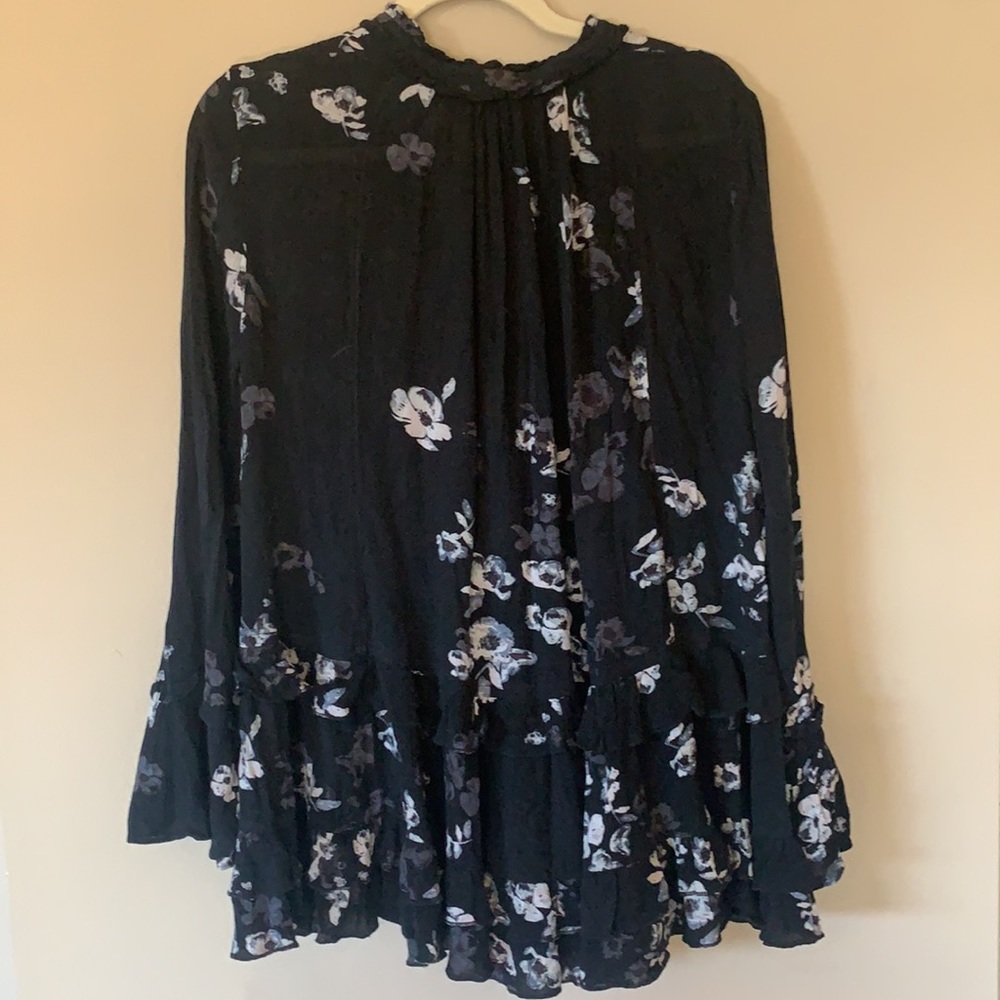 Free People Floral Ruffled Tunic - Picture 5 of 6